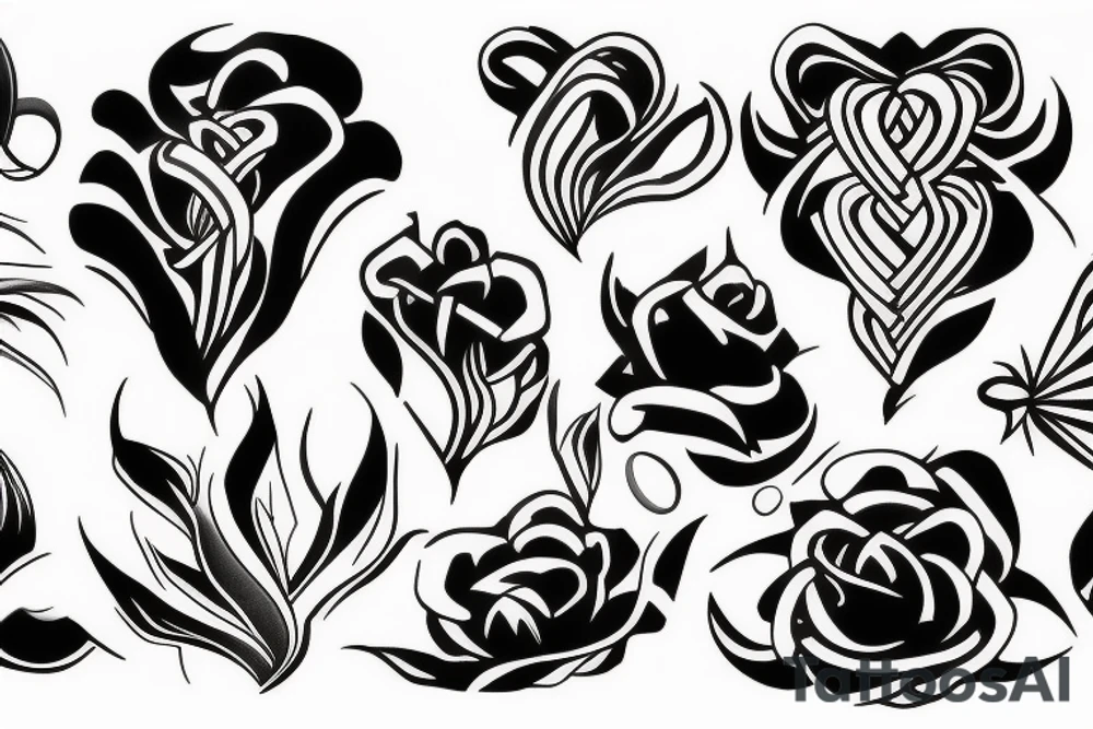 Whip shading tattoo idea