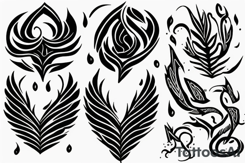 Whip shading tattoo idea