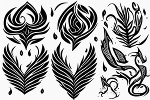 Whip shading tattoo idea