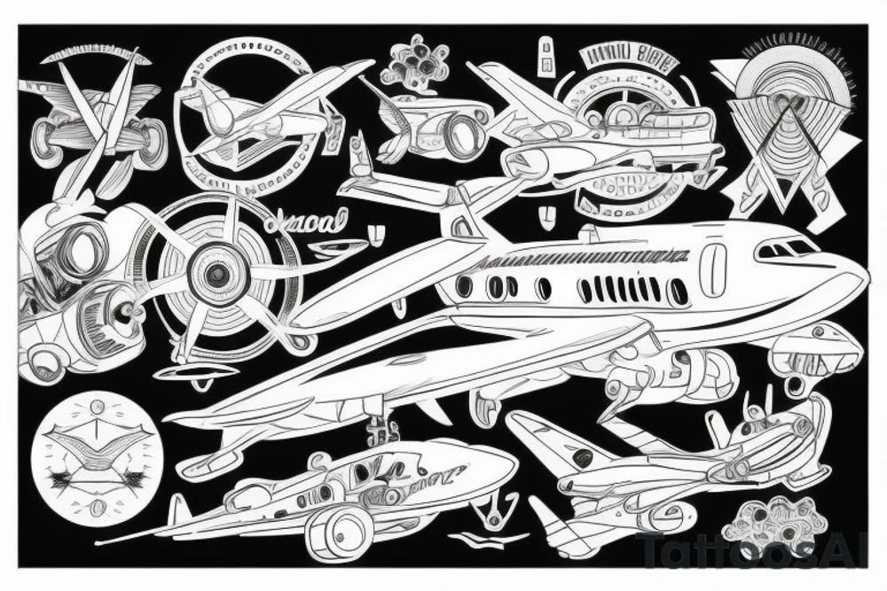Aviation tattoo idea