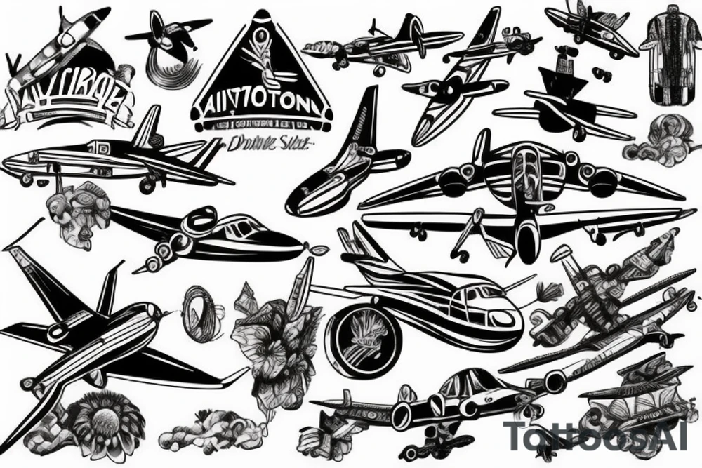 Aviation tattoo idea