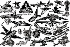 Aviation tattoo idea