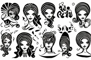 Sad gemini tattoo idea