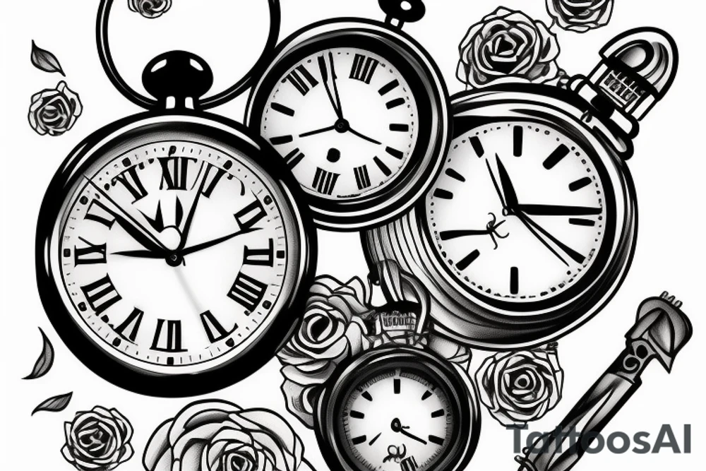 time piece tattoo idea