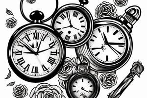 time piece tattoo idea