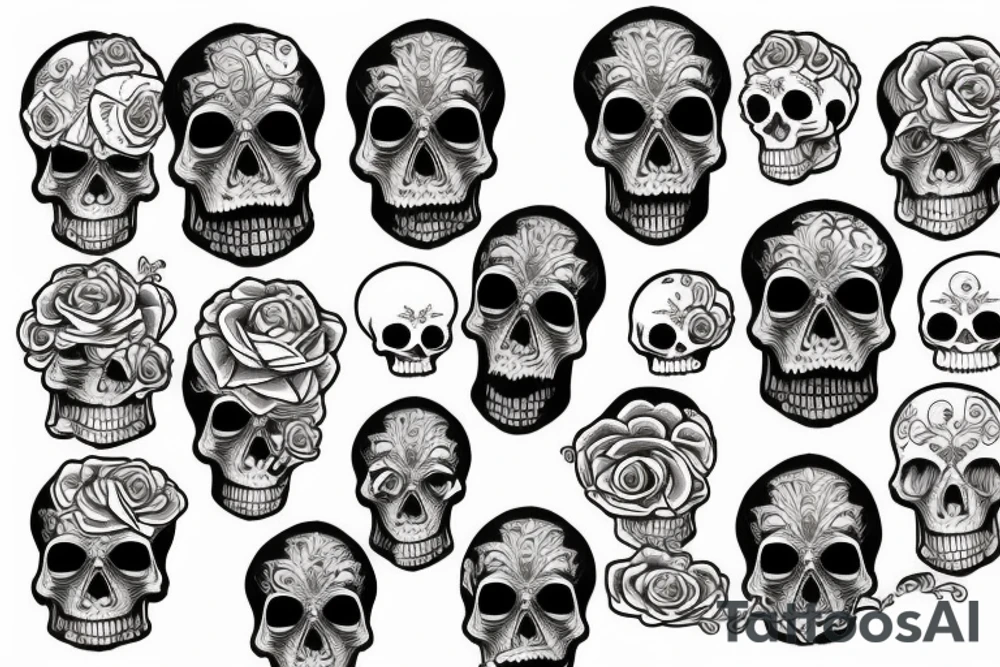 skull tattoo idea