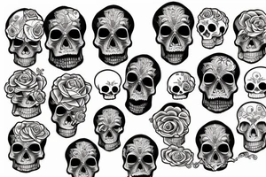 skull tattoo idea