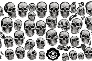 skull tattoo idea