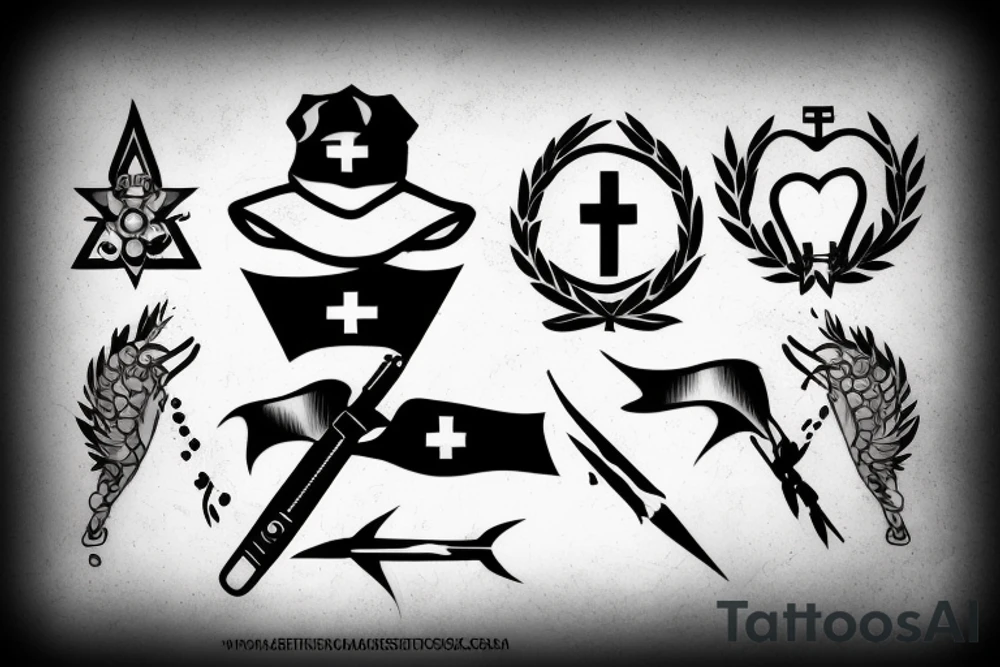 war medic tattoo idea