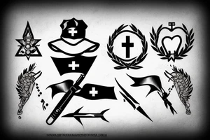 war medic tattoo idea