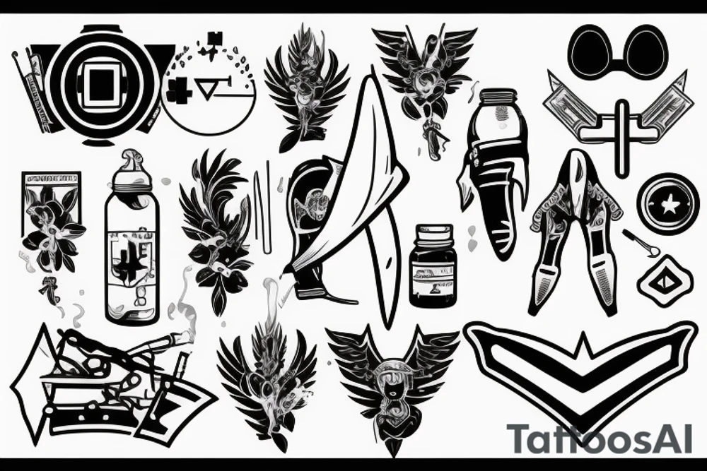 war medic tattoo idea