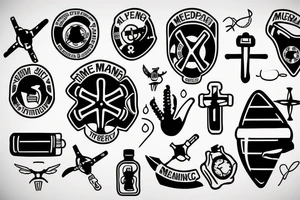 marine medic tattoo idea