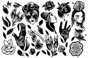 matilda girl from leon killer film tattoo idea