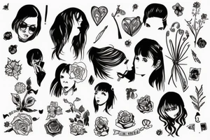 matilda girl from leon  film tattoo idea
