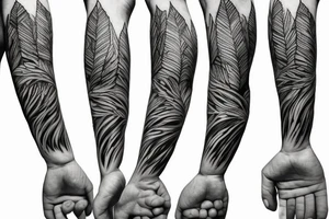 forest arm tattoo idea