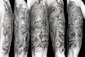 sea arm tattoo idea