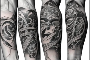 sea arm tattoo idea