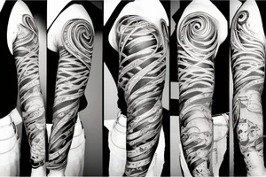 sea arm tattoo idea