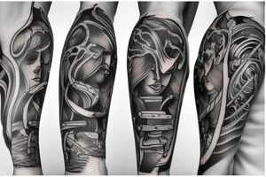 sea arm tattoo idea
