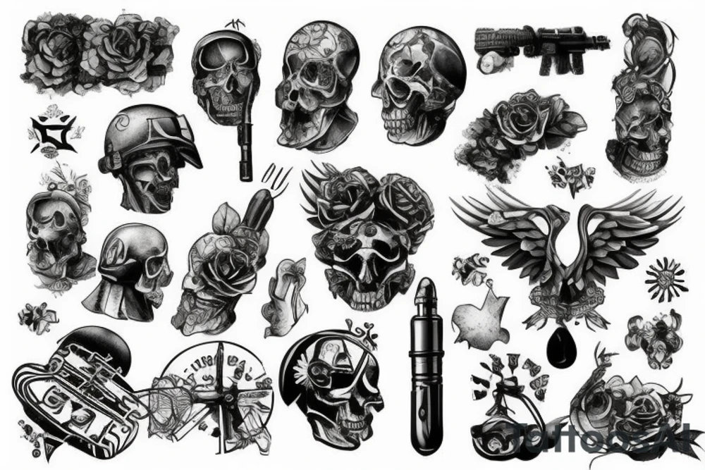 ukraine war tattoo idea