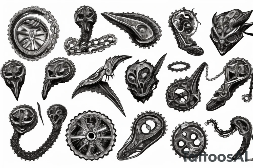 broken Chain tattoo idea