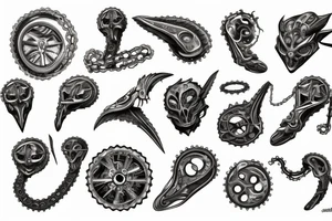 broken Chain tattoo idea