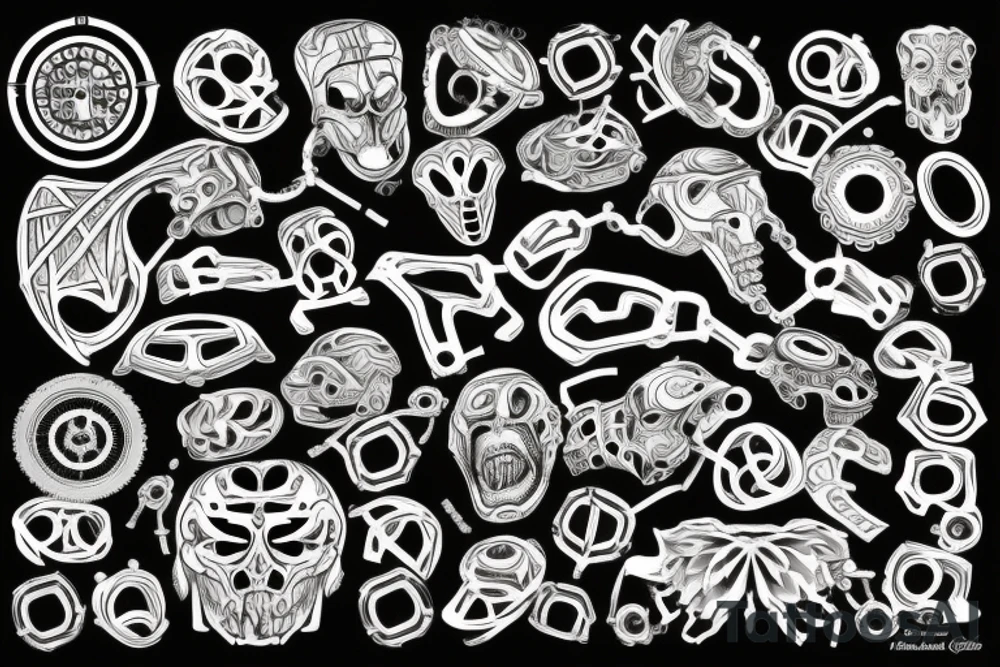 broken Chain tattoo idea