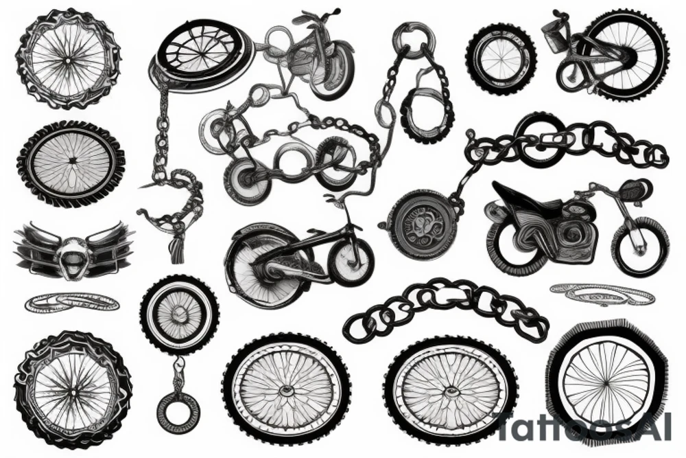 broken Chain tattoo idea
