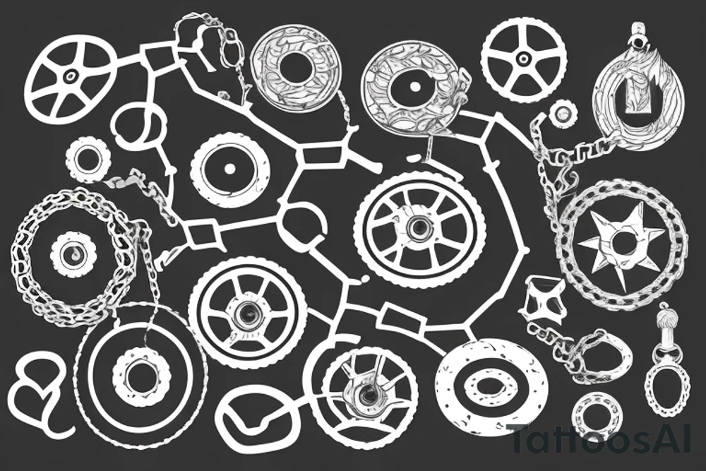 broken Chain tattoo idea
