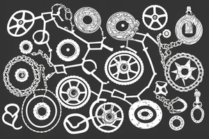 broken Chain tattoo idea