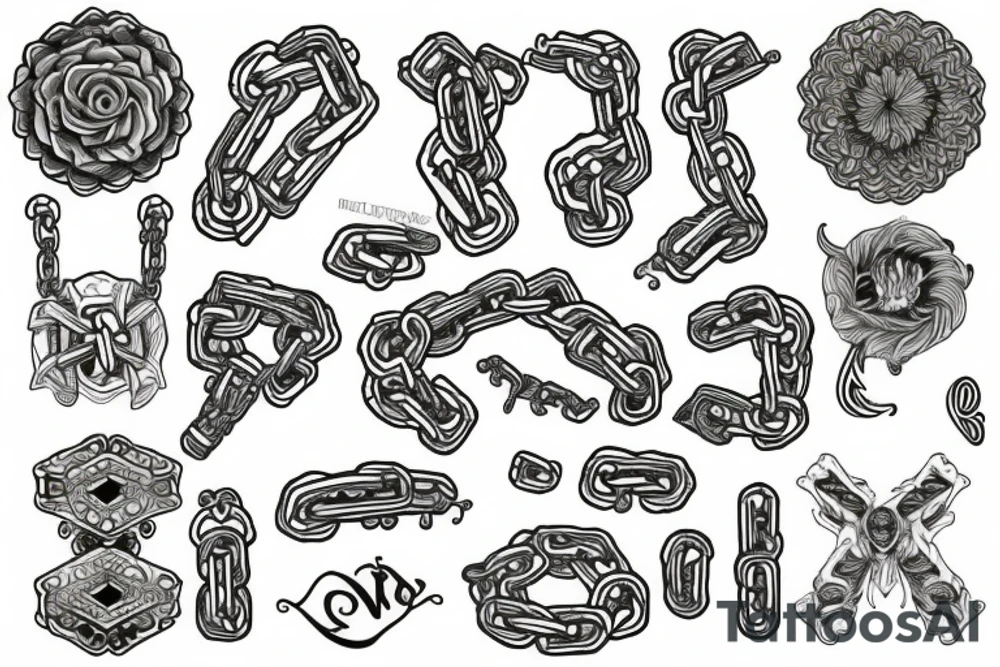 Chain tattoo idea