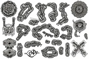 Chain tattoo idea