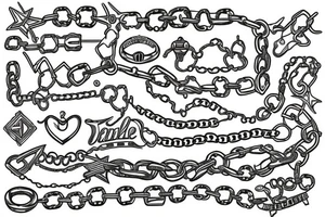 Chain tattoo idea