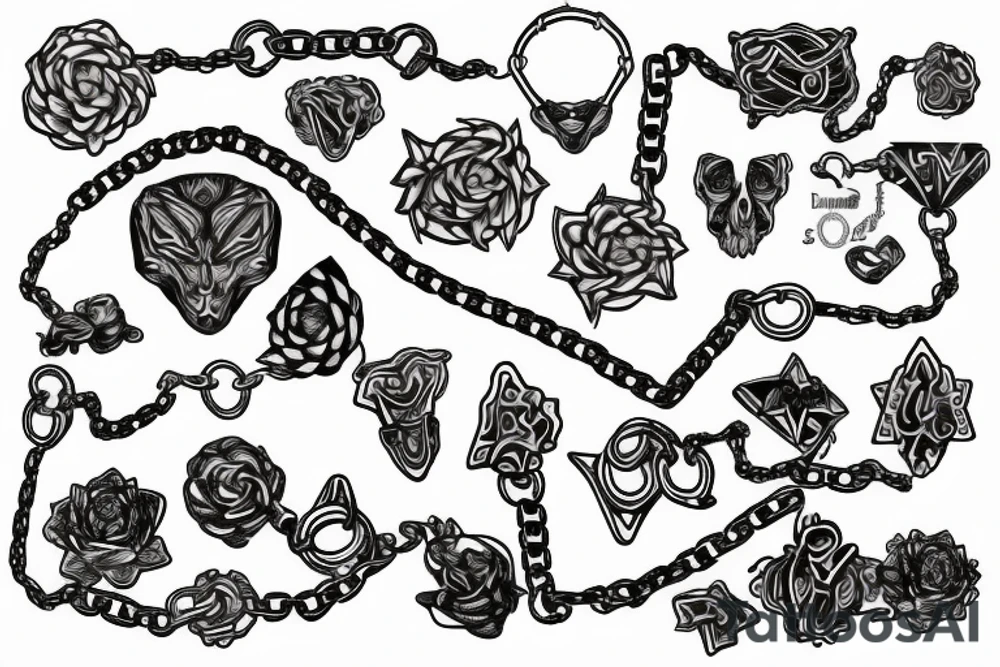 Chain tattoo idea