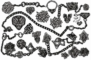 Chain tattoo idea