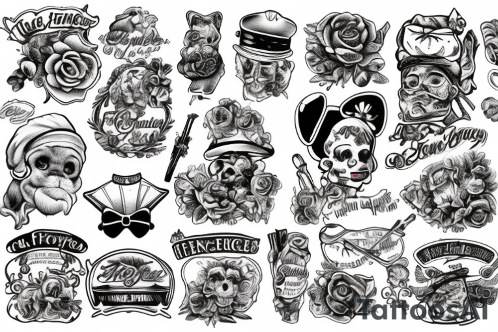 frenchie tattoo idea