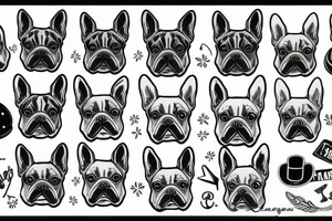 french bulldog tattoo idea