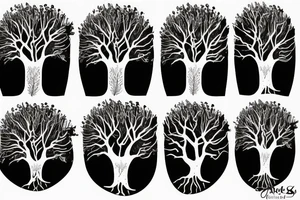 tree roots tattoo idea