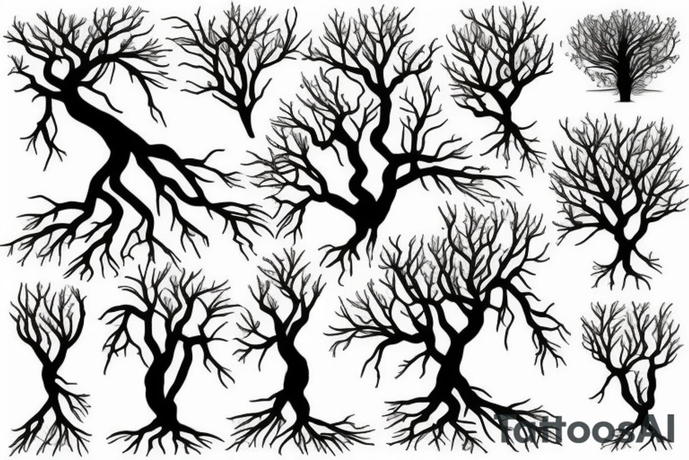 tree roots tattoo idea
