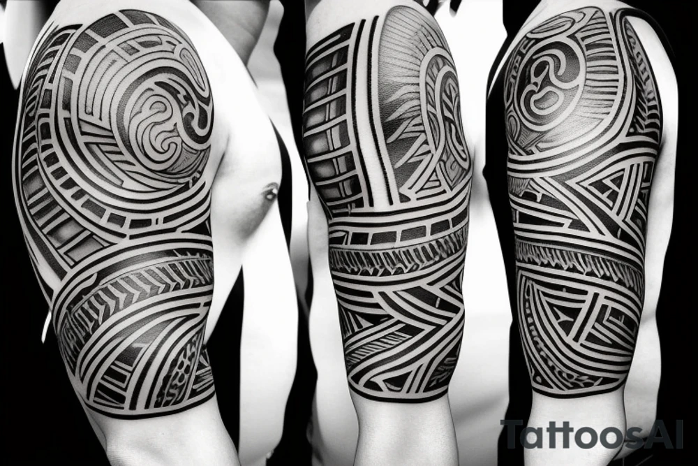 left arm samoan tattoo idea