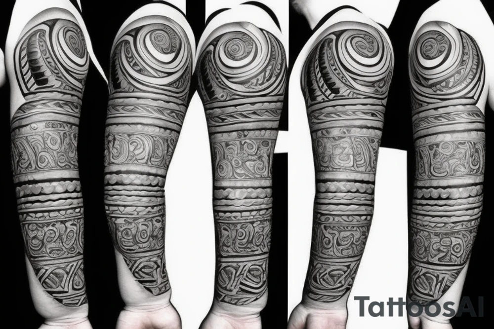 left arm Taíno tattoo idea