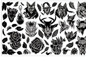 She devil in nature tattoo idea