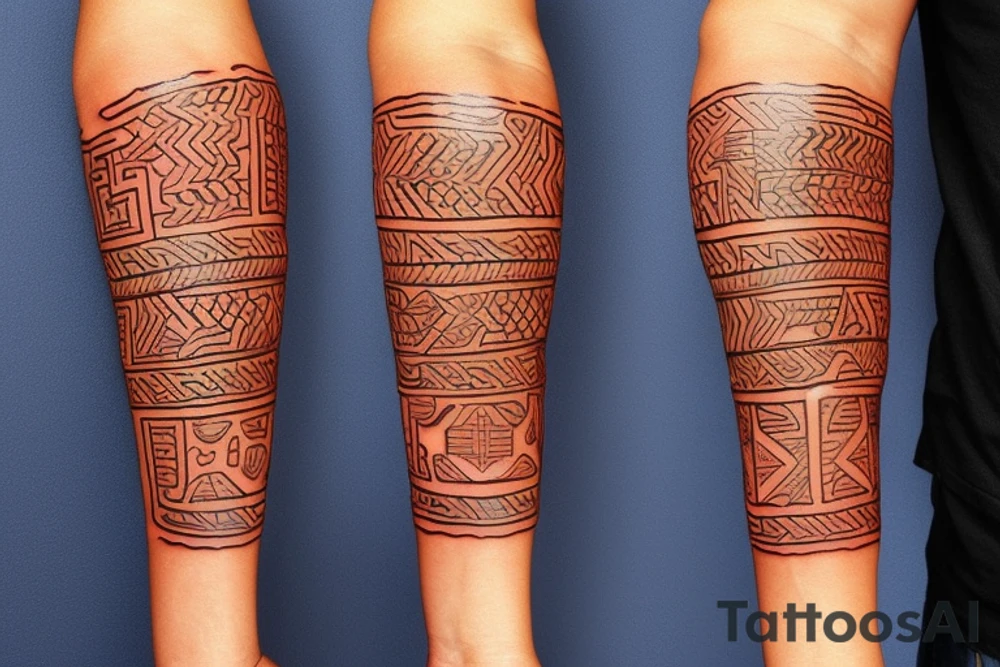 Left Arm Taino tattoo idea