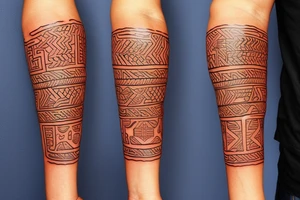Left Arm Taino tattoo idea