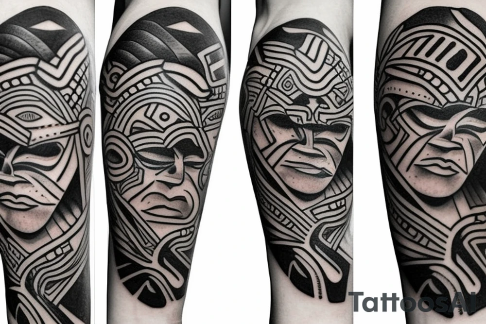 Left Arm Taino tattoo idea