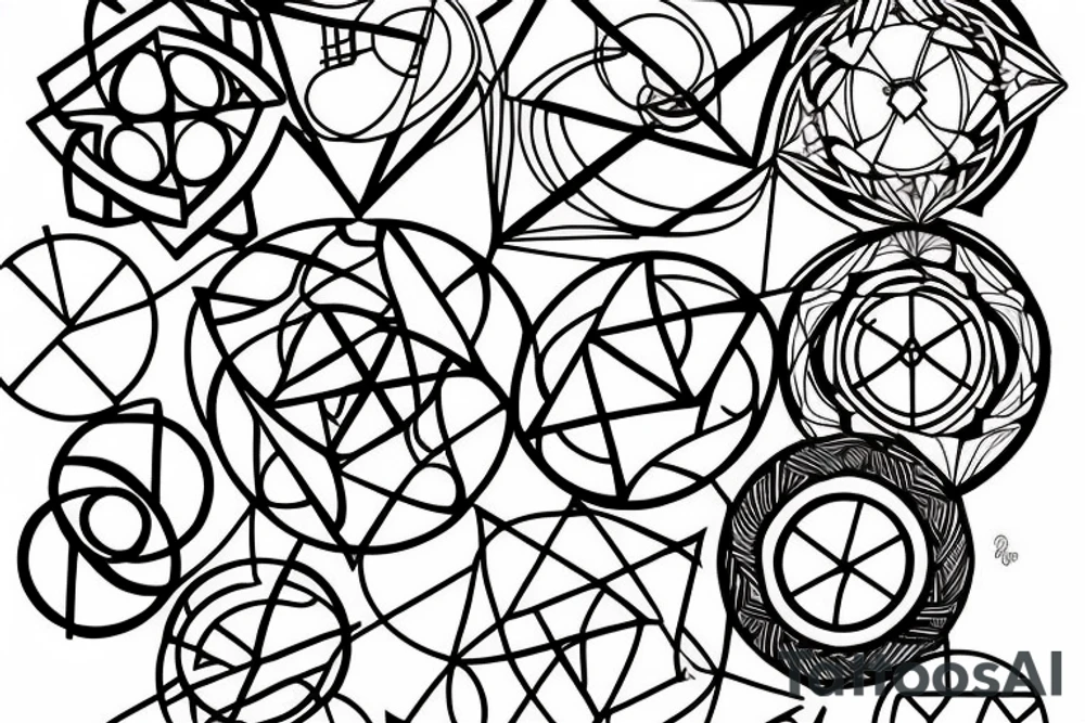 Metatron's Cube tattoo idea