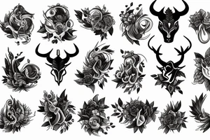Regeneration and Taurus, stand strong tattoo idea