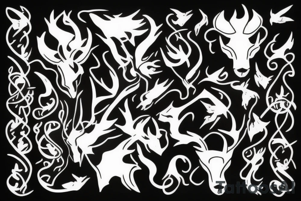 Regeneration and Taurus, stand strong tattoo idea