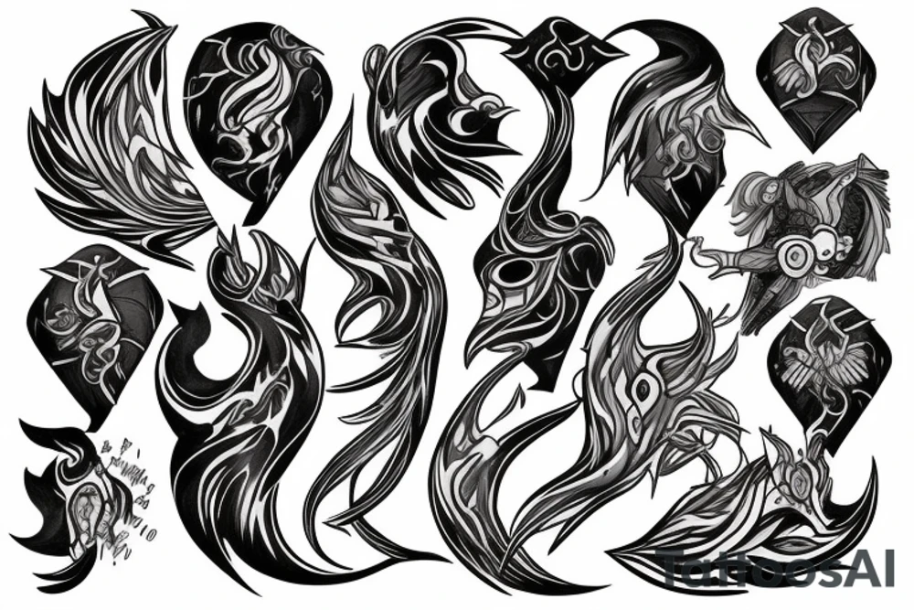 Regeneration and Taurus, stand strong, fineline tattoo idea