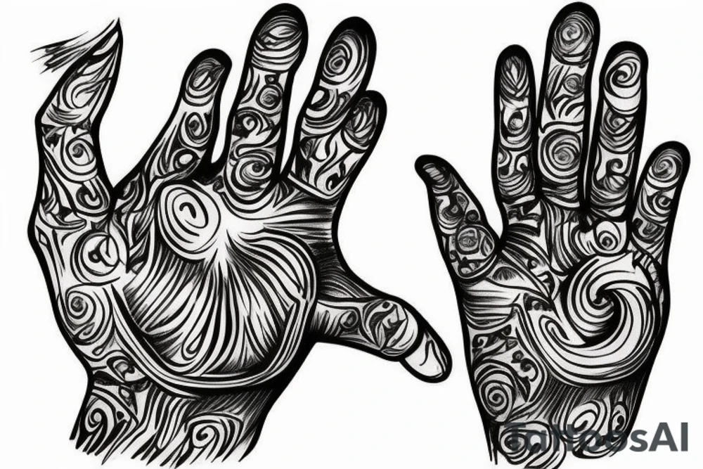 singularity hand tattoo tattoo idea